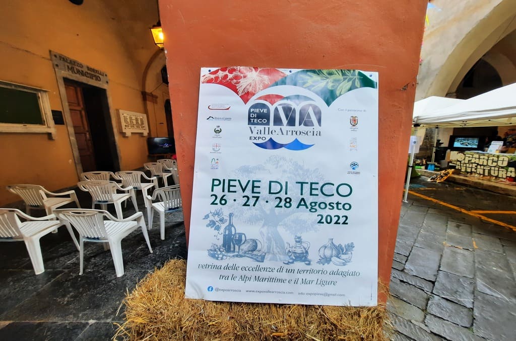 La locandina dell’Expo Valle Arroscia a Pieve di Teco edizione 2022