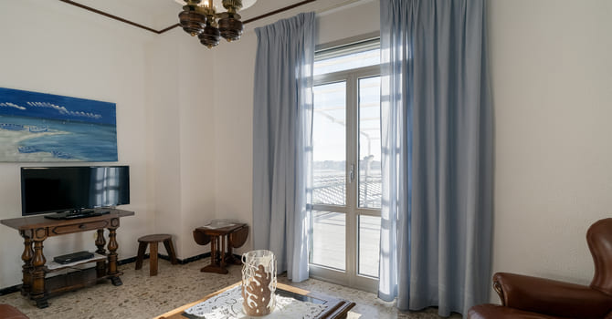 Immagine del soggiorno dell'appartamento Vecchio Frantoio