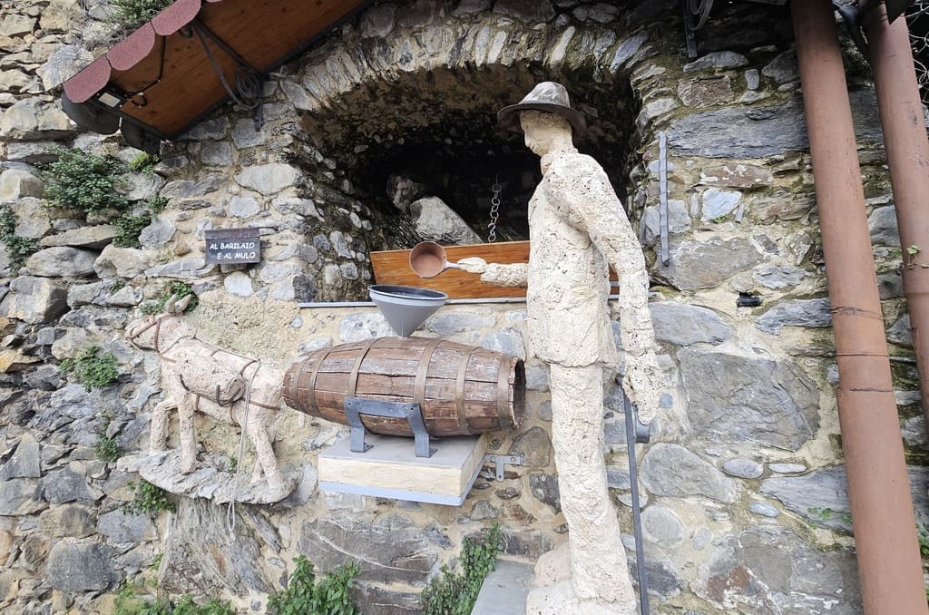 La statua del Barilaio, Rocchetta Nervina