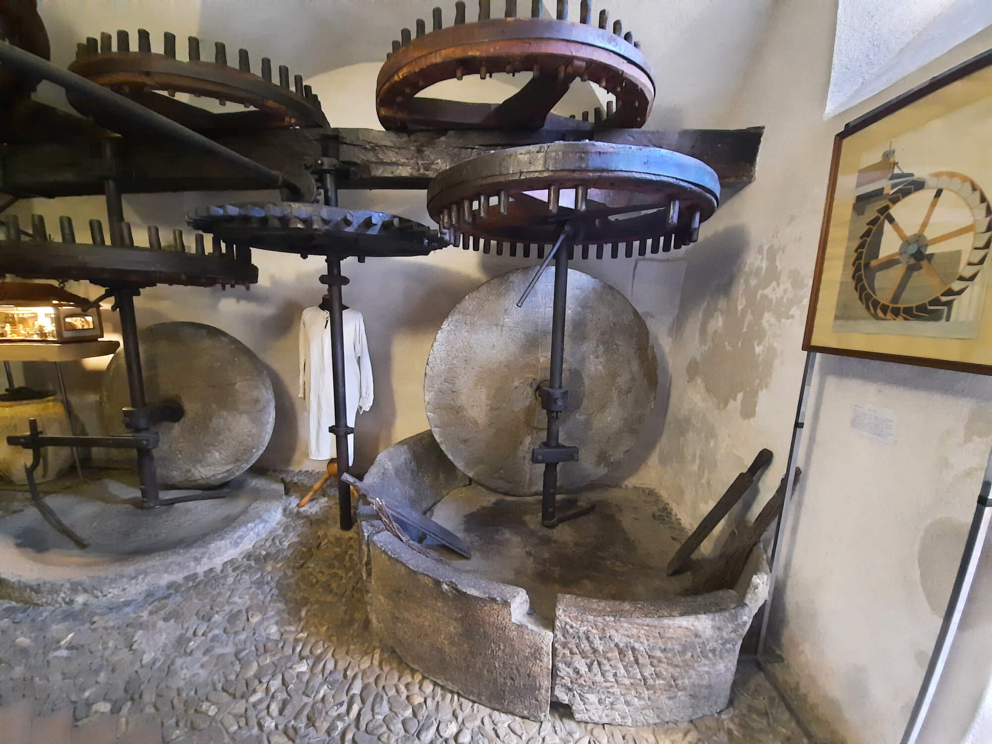 L’antico frantoio presso il museo di Toirano