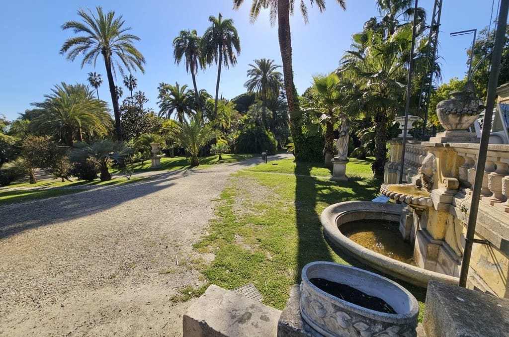 Il parco di Villa Ormond, a Sanremo