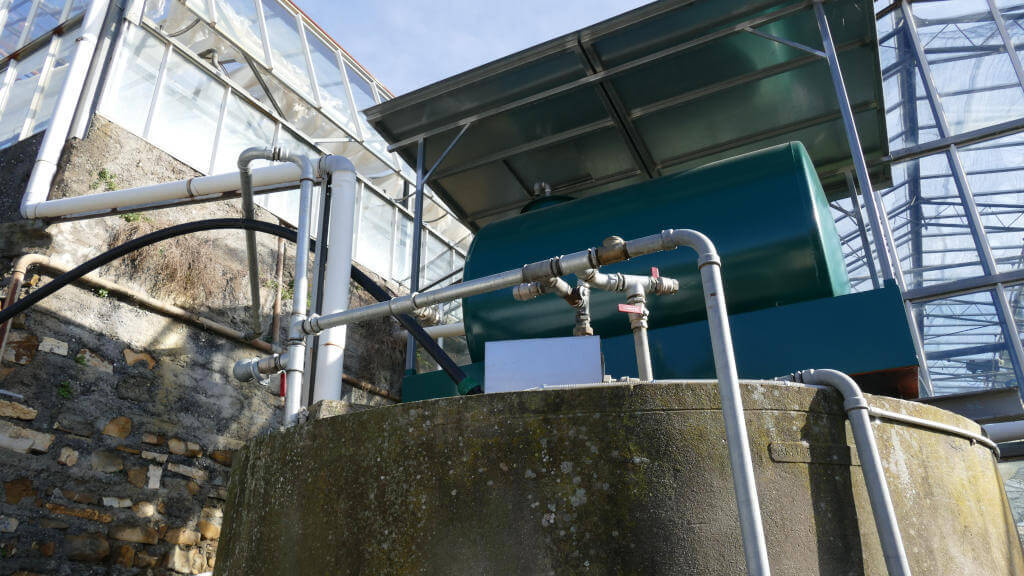 Picture of greenhouse irrigation