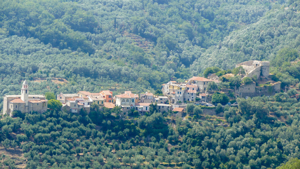 Panorama di Prelà Castello