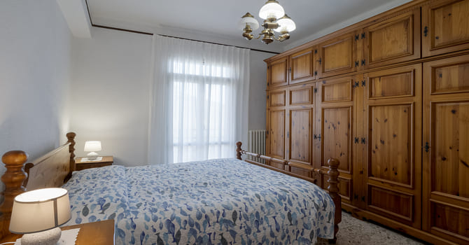 Immagine della seconda camera da letto dell'appartamento Vecchio Frantoio