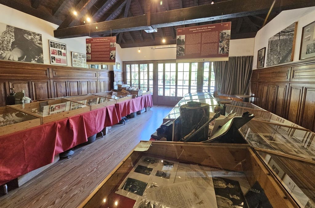 All’interno del Floriseum – Museo del Fiore di Sanremo