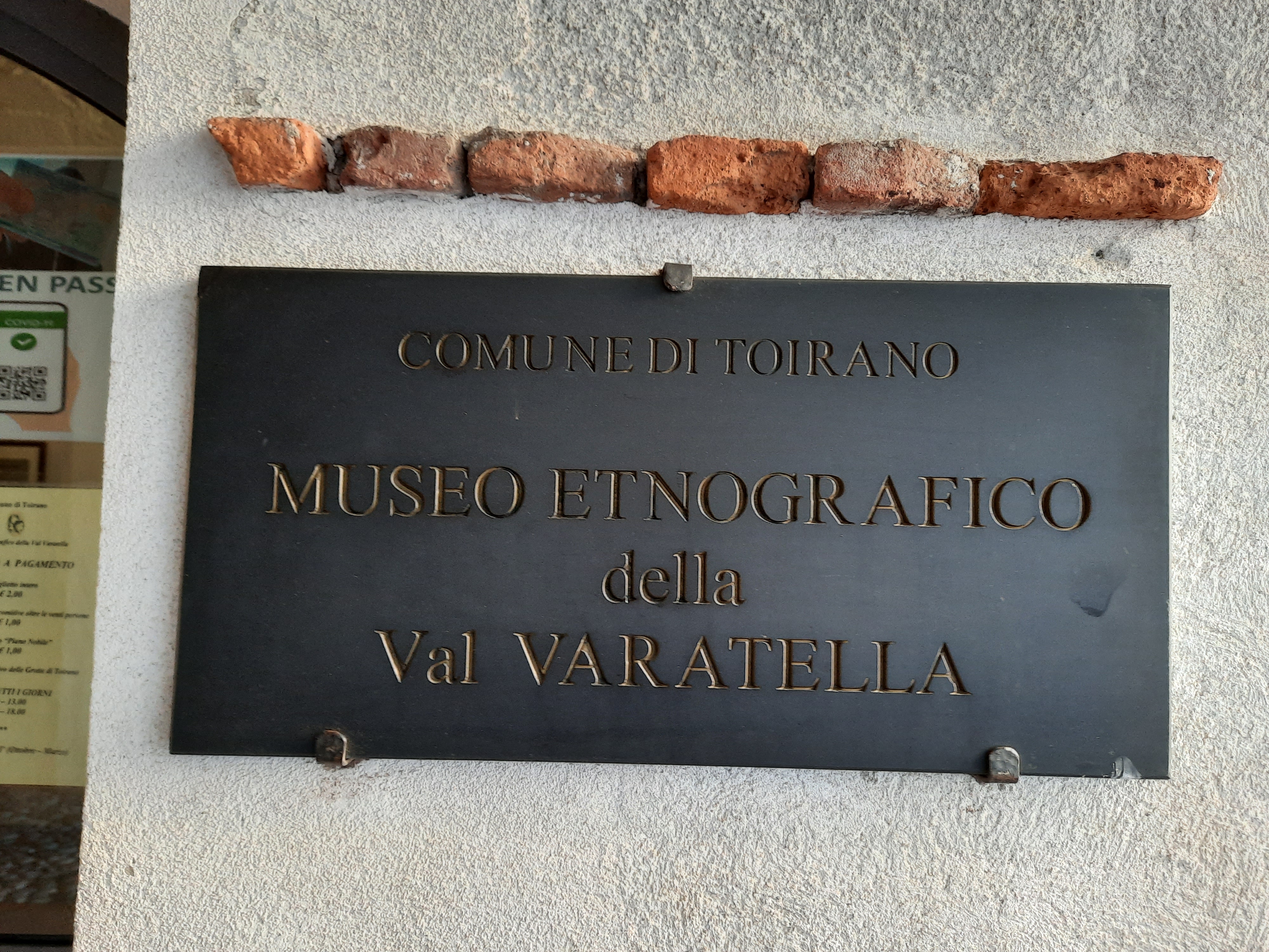 Insegna Museo Val Varatella