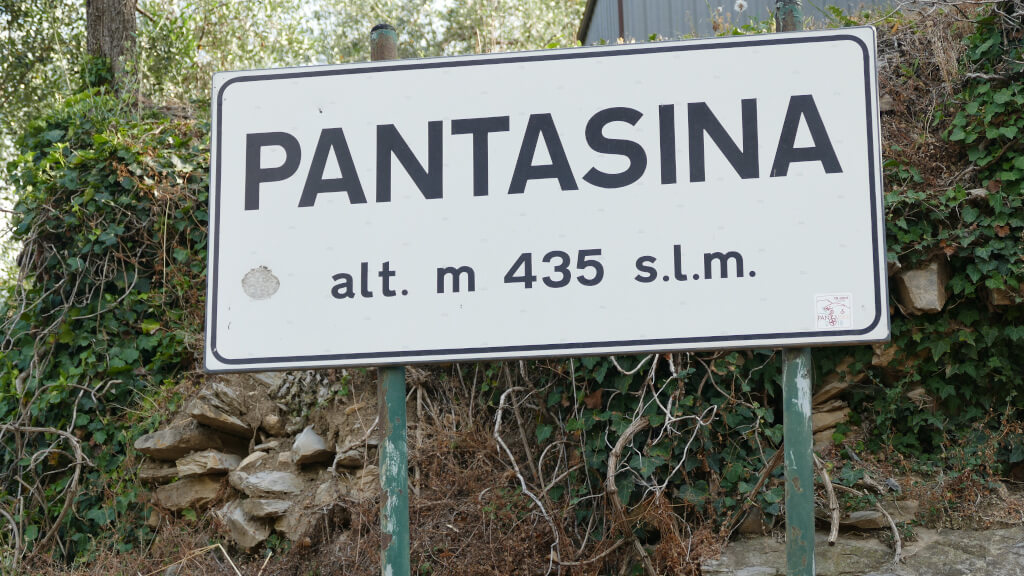 Cartello a Pantasina