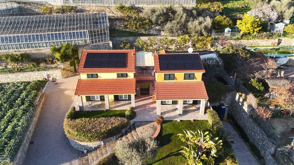 Panoramica sul nostro agriturismo green a Diano Marina